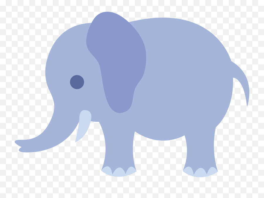 Baby Shower Clipart Free Clip Art - Cute Blue Elephant Clipart Emoji,Shower Clipart
