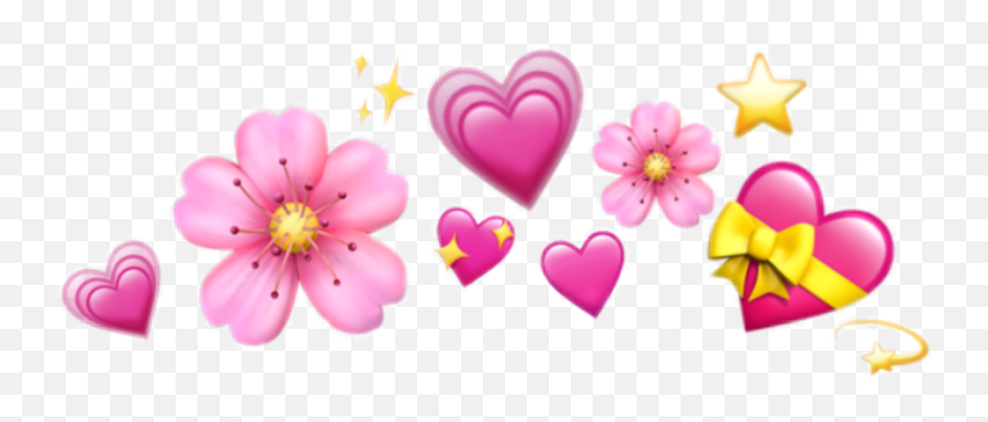 Download Hd Heart Emoji Crown Png Transparent Png Image,Heart Crown Png