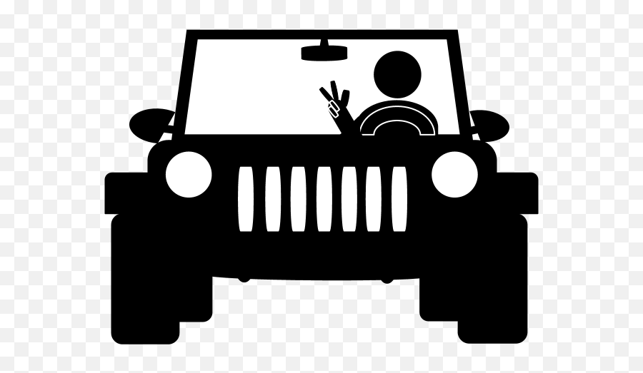 Jeep Wrangler Car Bumper Sticker T - Shirt Grey Wave Png Emoji,Wrangler Logo Shirt