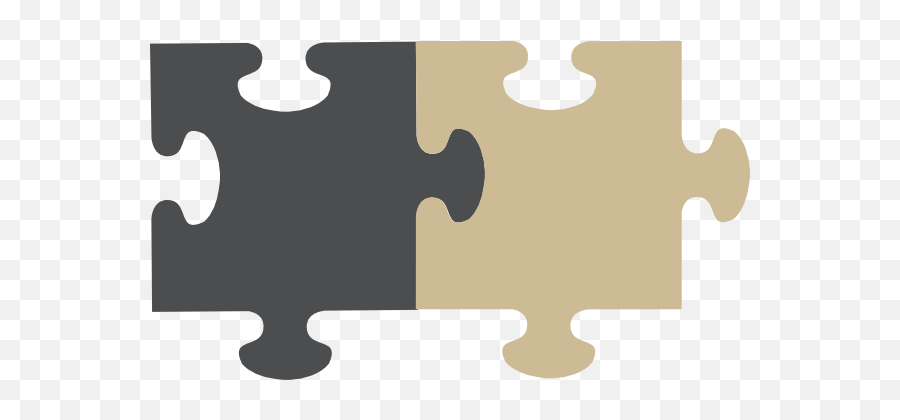 Two Puzzle Pieces Clip Art Png Image - Clipart 2 Puzzle Pieces Emoji,Puzzle Clipart