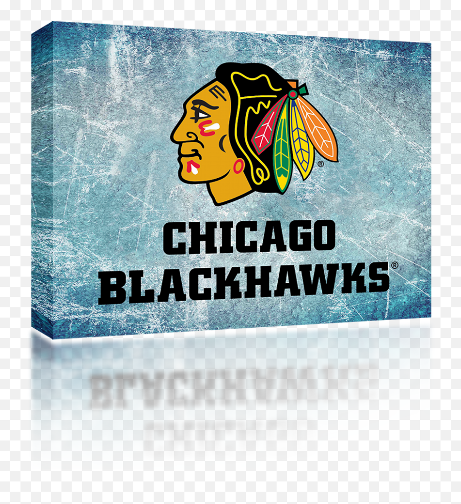 Download Hd Chicago Blackhawks Logo - Chicago Blackhawks Emoji,Black Hawks Logo