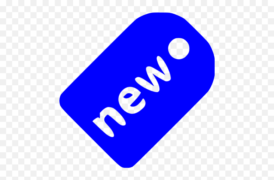 Blue New Badge Icon - Free Blue Badge Icons Emoji,New Icon Transparent
