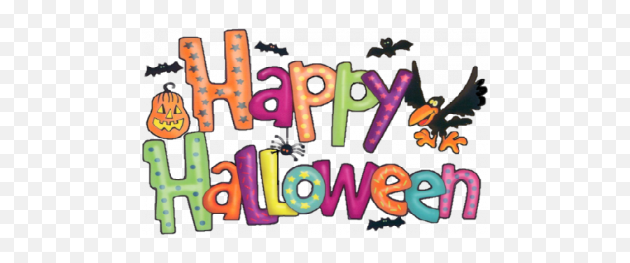 Halloween Logo - Cartoon Images Clipart Best Clipart Best Transparent Background Happy Halloween Clipart Emoji,Halloween Logo
