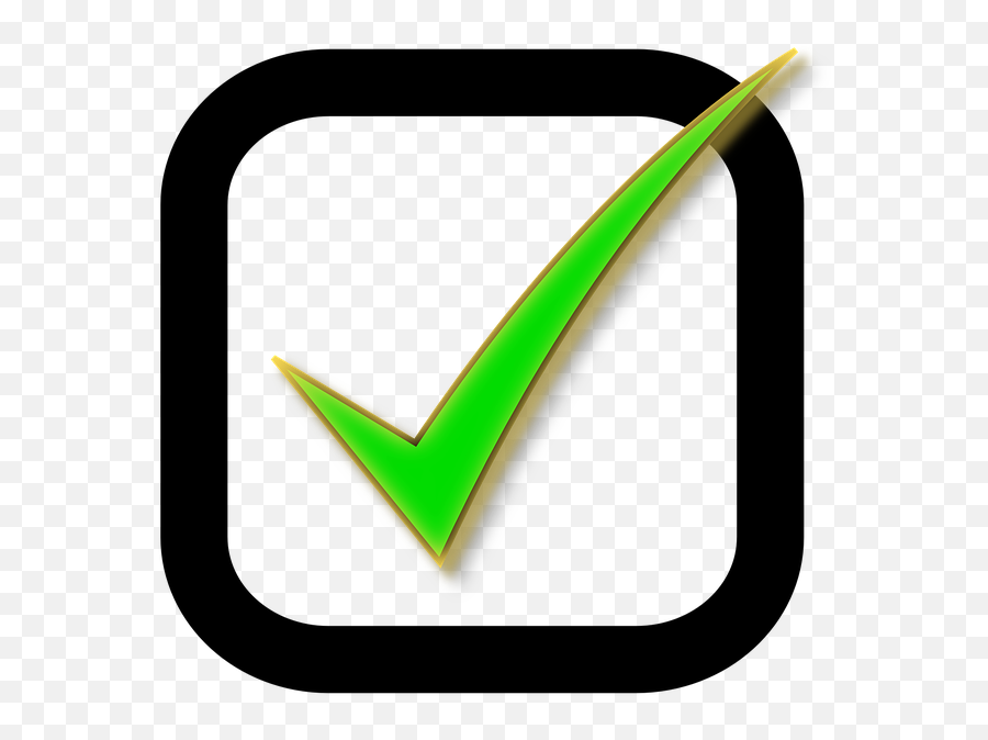Check Box - Checklist Tick Png Clipart Full Size Clipart Emoji,Tick Png
