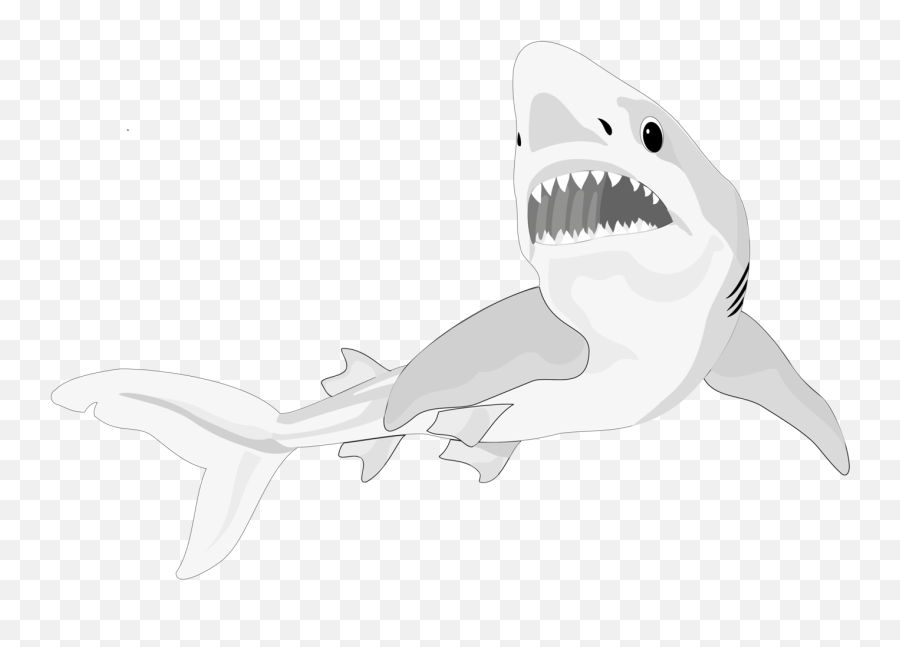 Shark Fish Clipart Png Free Download Emoji,Shark Clipart