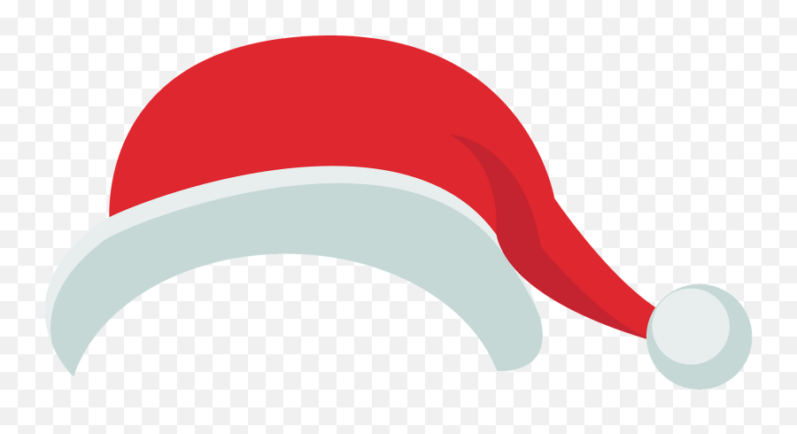 Santa Hat Clipart - Horizontal Emoji,Santa Hat Transparent