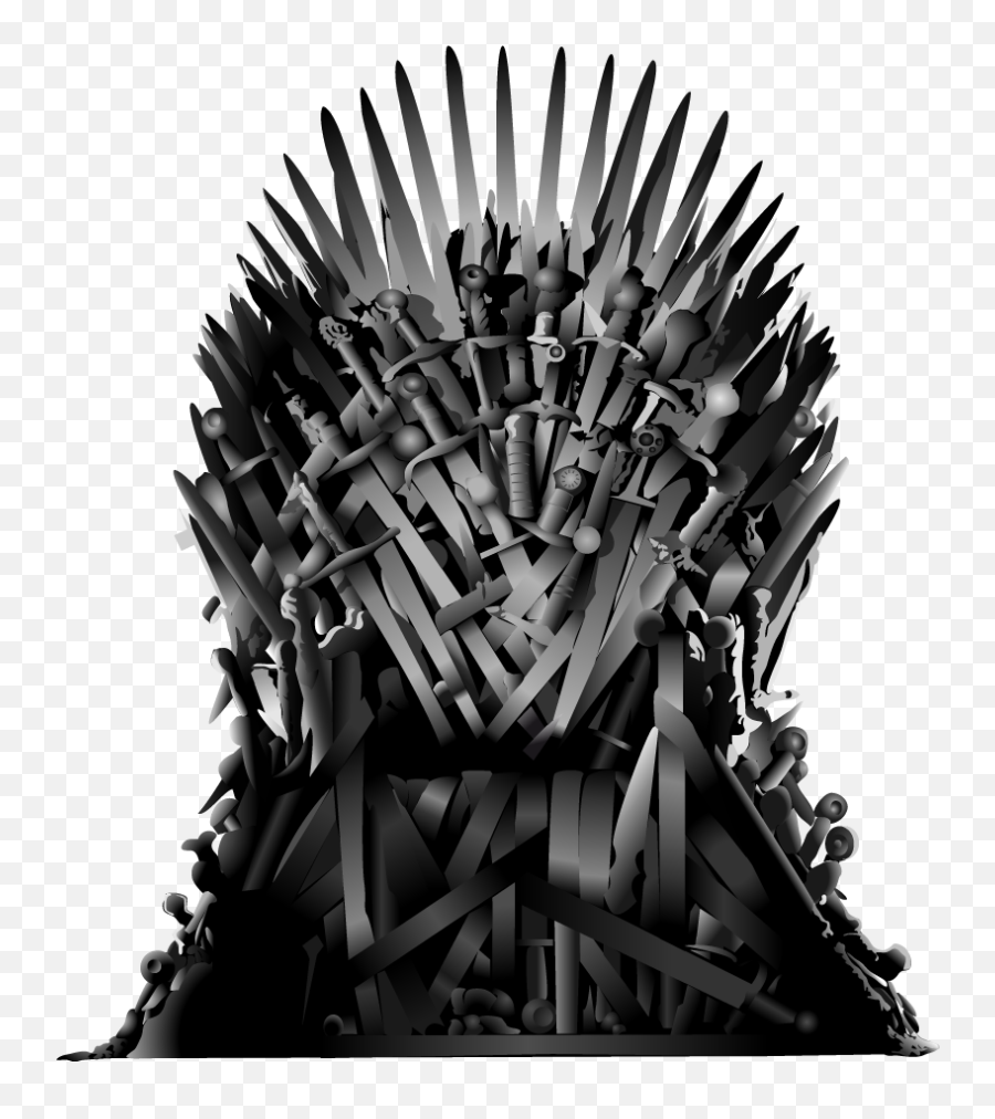 Daenerys Targaryen Iron Throne Jon Snow - Game Of Thrones Iron Throne Png Emoji,Iron Throne Png