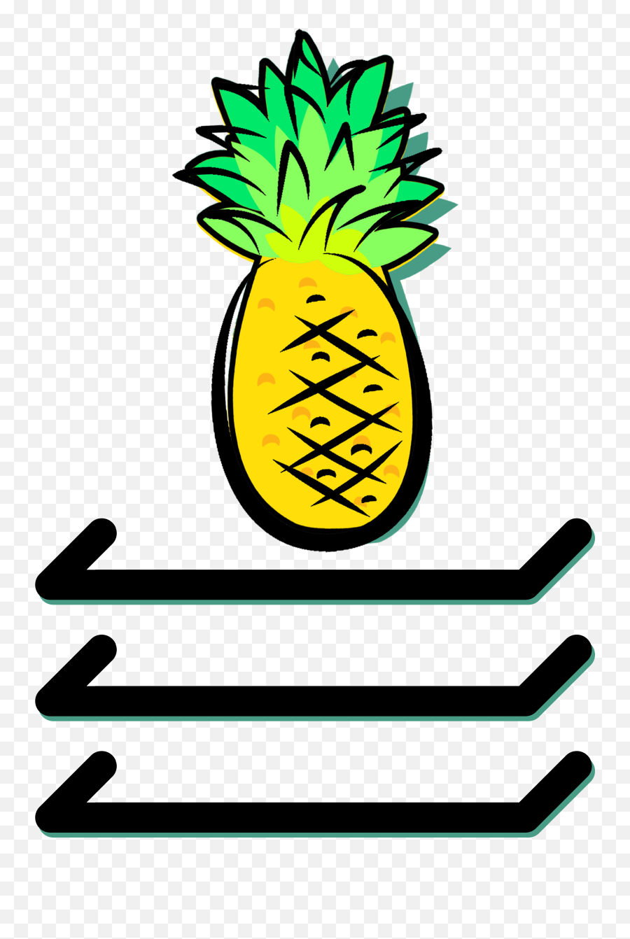 Top Shelf Pineapple - Pineapple Clipart Full Size Clipart Fresh Emoji,Pineapple Clipart