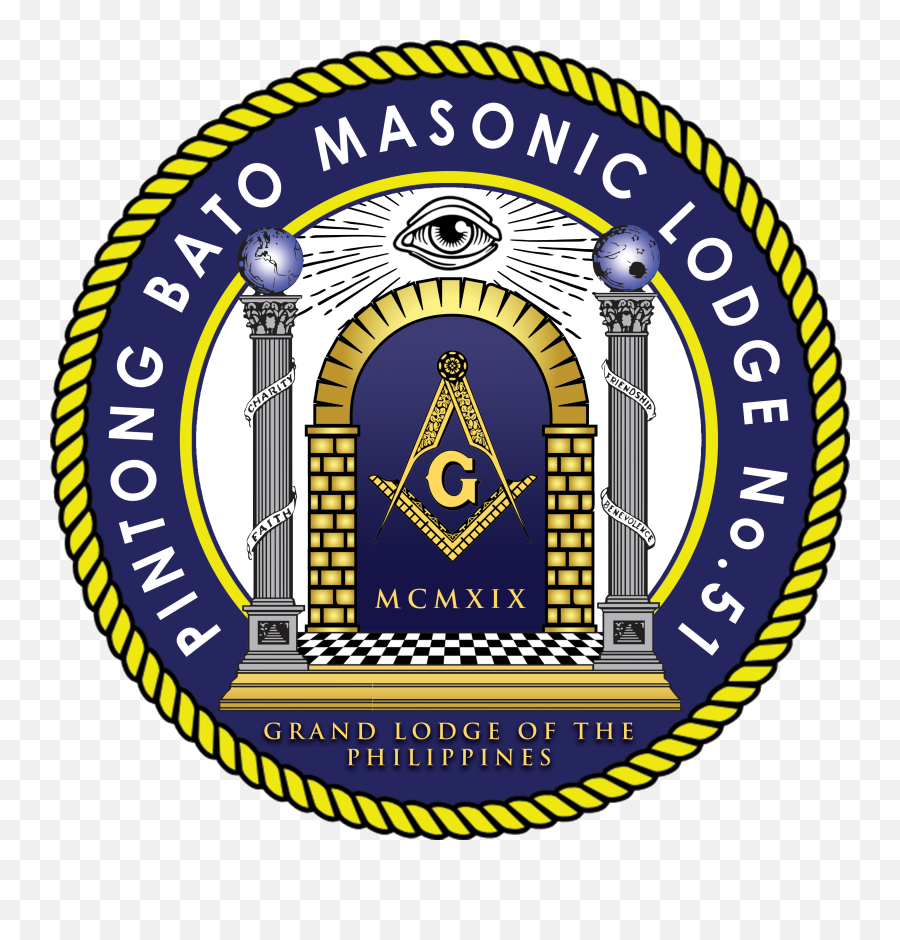 Pintong Bato Masonic Lodge No 51 - Language Emoji,Masonic Logo