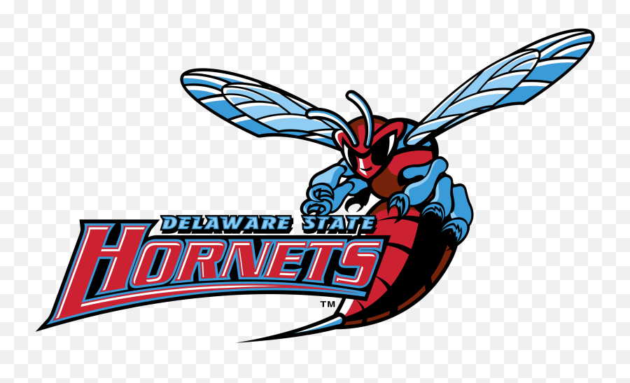 Delaware State Hornets Logo Png Transparent Clipart - Full Delaware State Hornets Logo Emoji,Hornet Logo