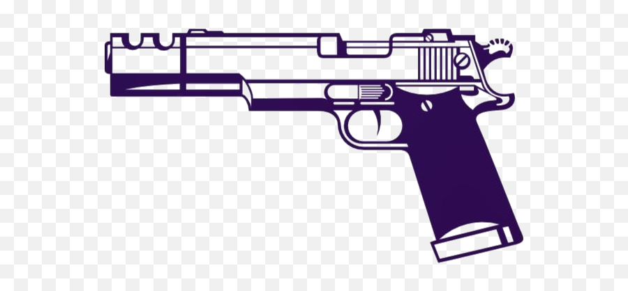 Transparent Pistol Drawing Pngimagespics - Gun Clipart Transparent Emoji,Pistol Transparent