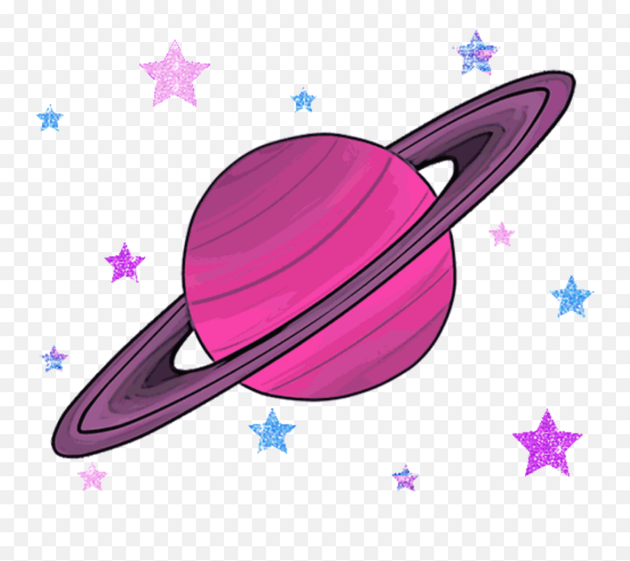 Tumblr Saturn Mars Jupiter Gezegenler Gezegen Planets - Animated Transparent Space Gif Emoji,Jupiter Clipart