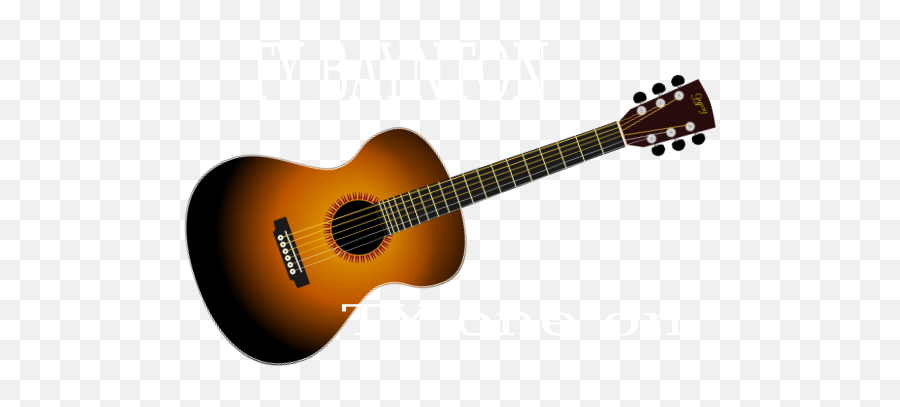 Guitar With Name Clip Art At Clkercom - Vector Clip Art Guitar Picture With Name Emoji,Name Clipart