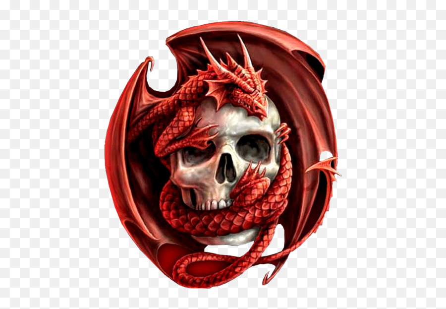 Dragon Skulls Psd Official Psds - Skull And Dragon Emoji,Skulls Png