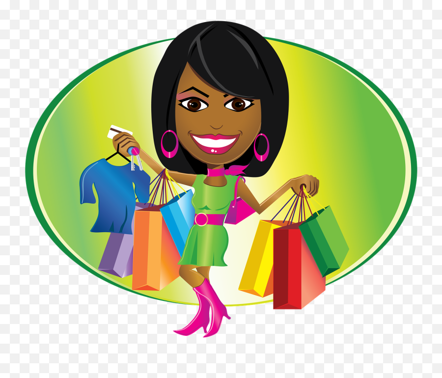 Contact Us Emoji,African American Woman Clipart