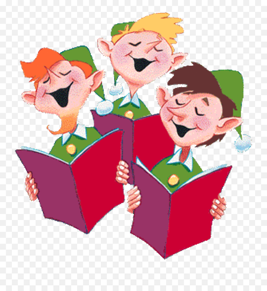 Why Do We Sing Christmas Carols - Clipart Christmas Elves Singing Emoji,Christmas Carolers Clipart