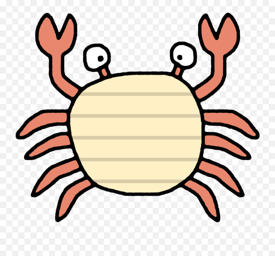 Crab Clip Art - Easy Kawaii Cute Animal Drawings Png Astigmatismus Sonnenrad Emoji,Cute Animal Clipart