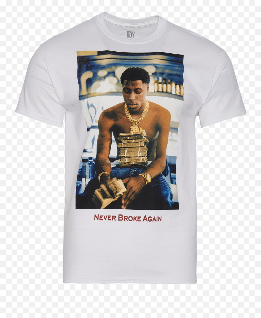 Ynba Never Broke Again T - Nba Youngboy Shirt Rue 21 Emoji,Never Broke Again Logo