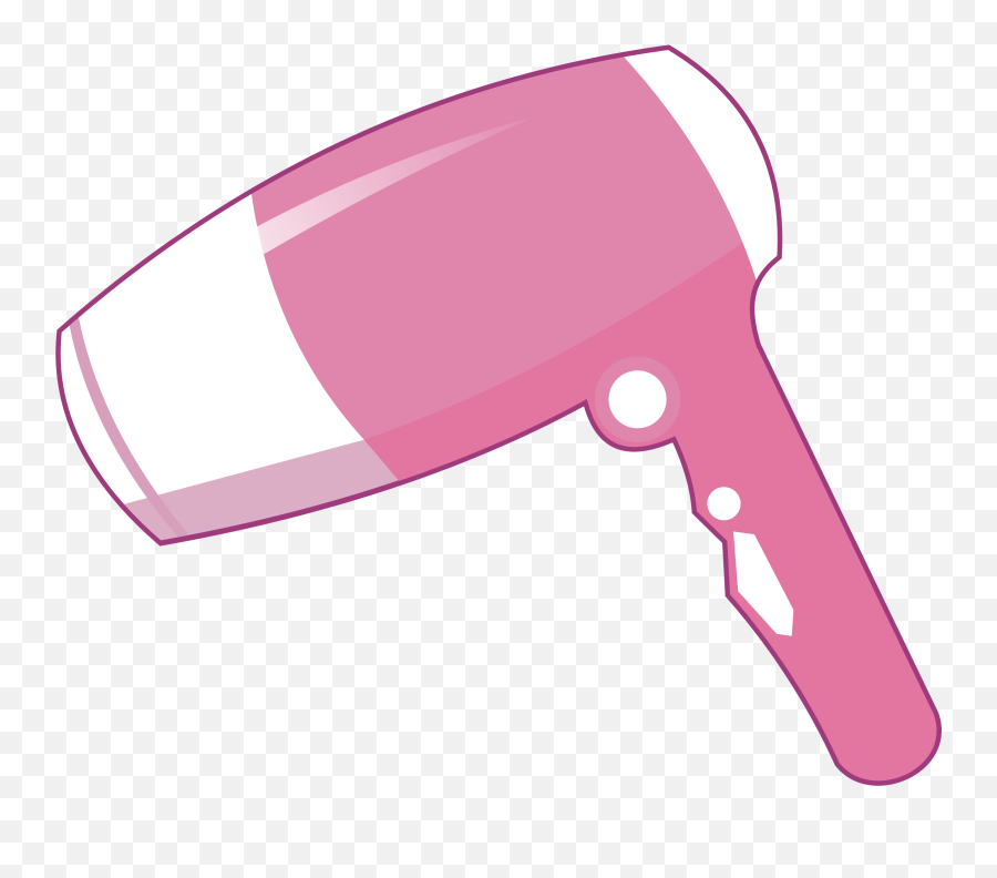 Hair Care Clip Art Hair Dryer Vector - Clip Art Blow Dryer Png Emoji,Blow Dryer Clipart