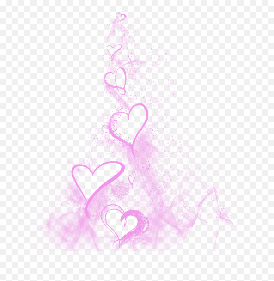 Ftestickers Smoke Hearts Sticker By Pennyann - Pink Smoke Heart Png Emoji,Pink Smoke Png