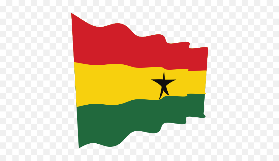 Ghana Waving Flag Flag Ghana Free Clip Art - Wavy Ghana Flag Emoji,Cuban Flag Png