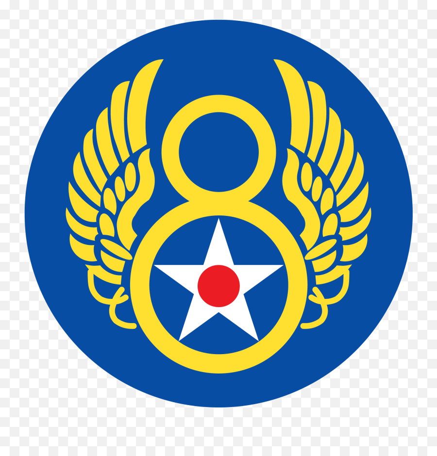5th Air Force Wwii Usaf Decal - Eighth Air Force Emoji,Air Force Logo