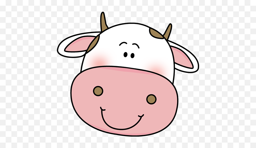 Cow Clip Art - Cartoon Cow Face Emoji,Cow Clipart