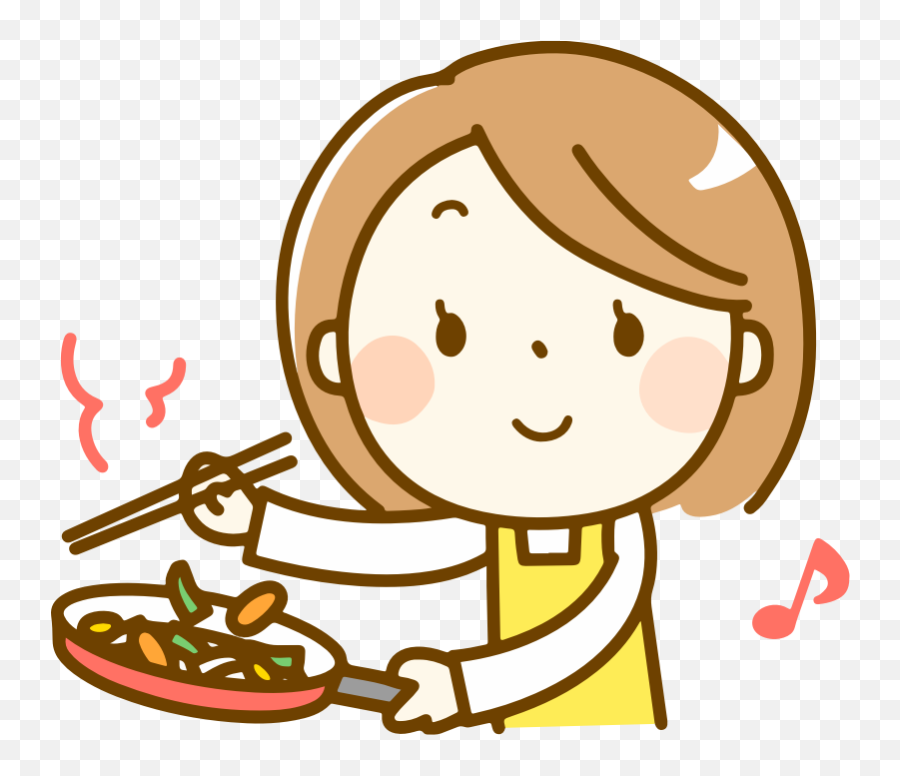 Stir Frying - Openclipart Emoji,Eat Lunch Clipart