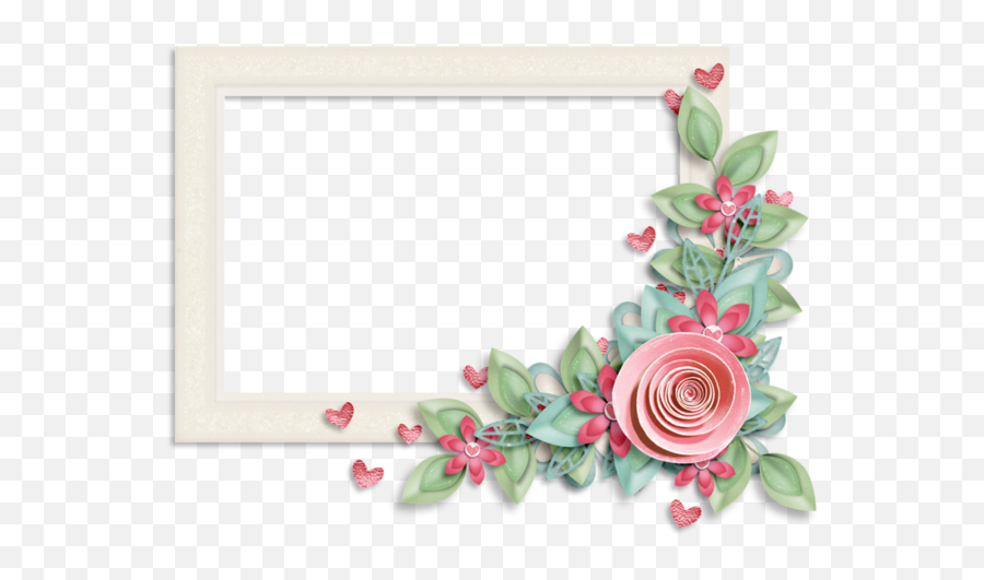 Cadres Et Bordures Flower Frame Floral Border Flower Border Emoji,Sprinkles Border Clipart