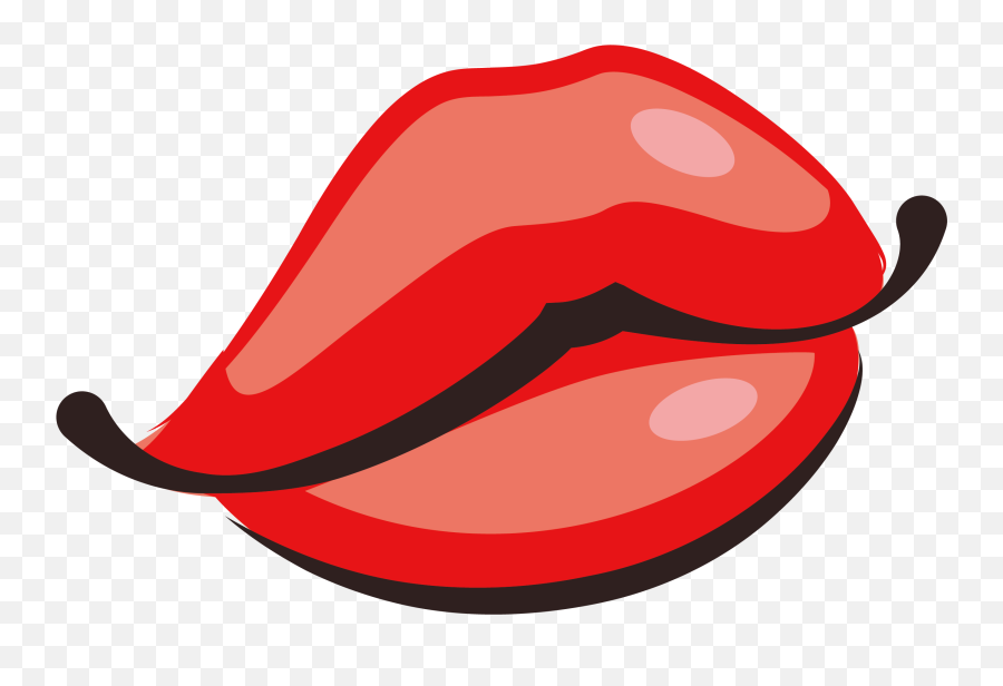 Kid Clipart Lip Kid Lip Transparent Free For Download On - Cartoon Lips Transparent Background Emoji,Lip Clipart