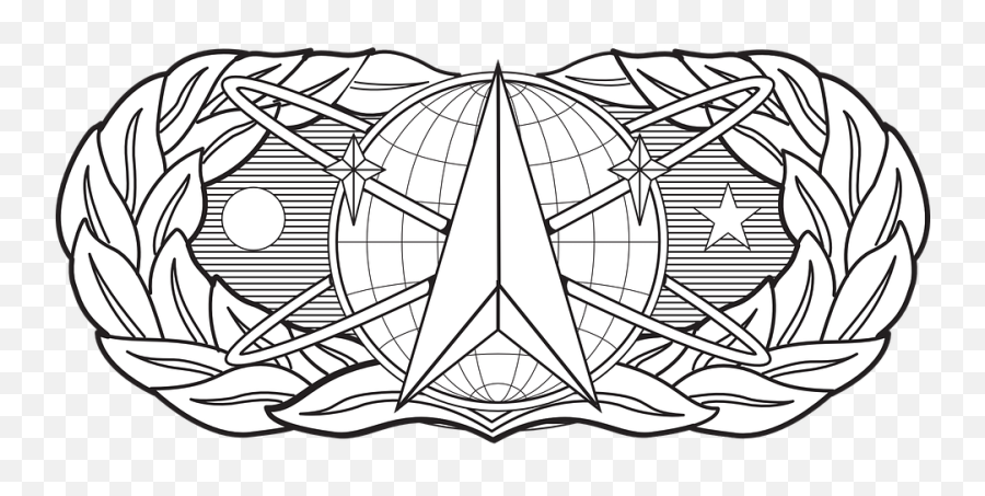 Usaf Air Force Badge - Free Vector Graphic On Pixabay Emoji,Usaf Logo Png
