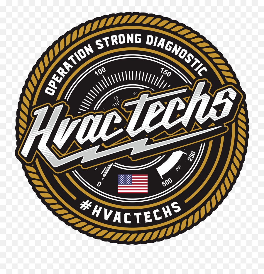 Hvac Techs Logo Stickers - Solid Emoji,Hvac Logo