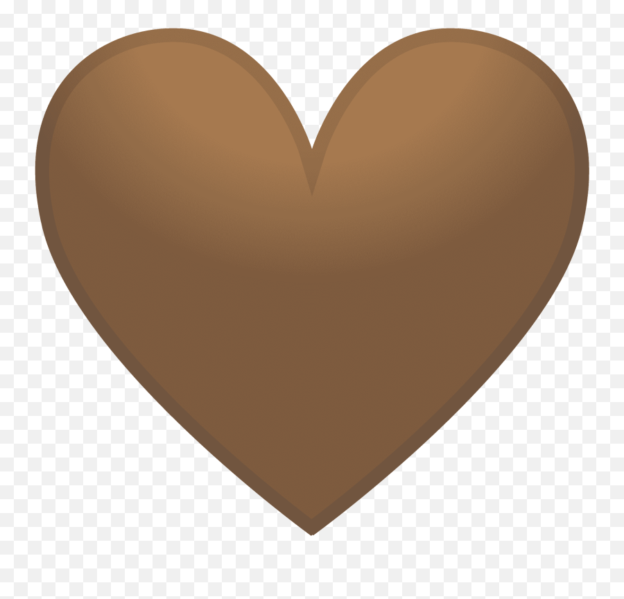 Brown Heart Emoji Clipart Free Download Transparent Png - Corazon Marron,Transparent Heart Emoji