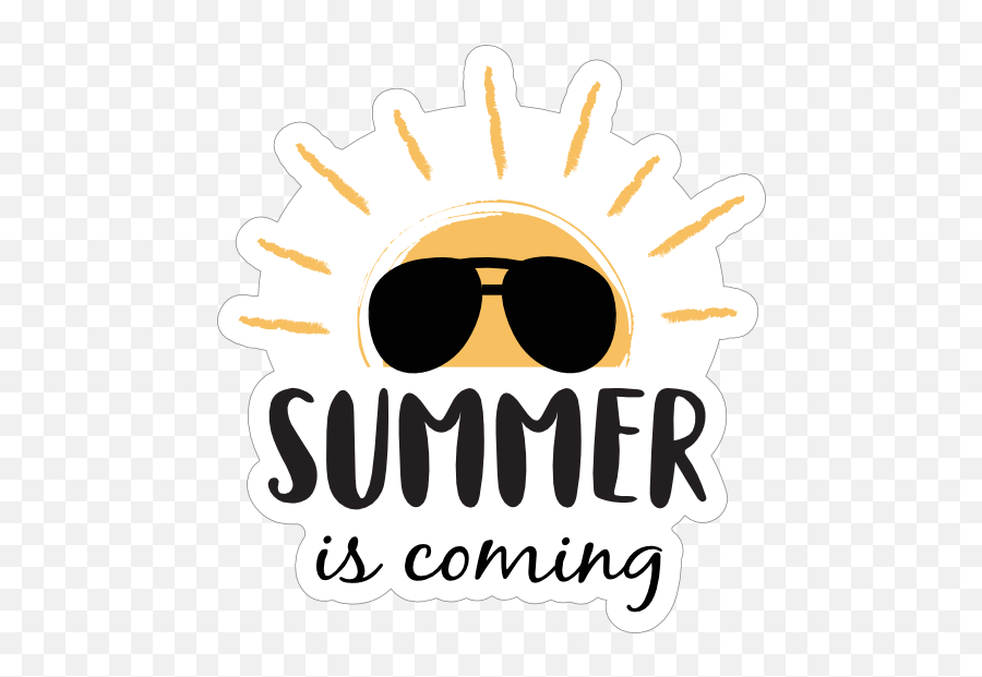 Summer Is Coming Sun Sticker - Sticker Summer Is Coming Emoji,Coming Soon Clipart