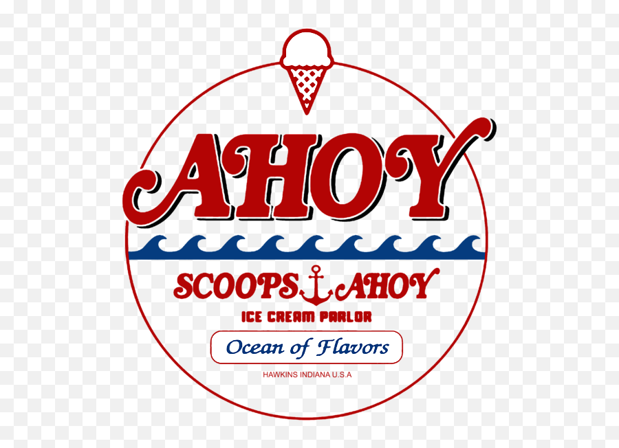 Scoops Ahoy Ice Cream Shop Fleece - Scoops Ahoy Ice Cream Logo Emoji,Scoops Ahoy Logo