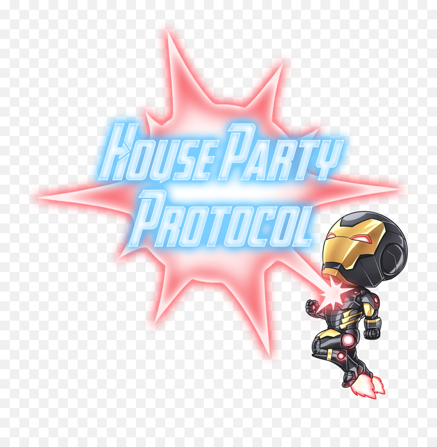 House Party Protocol - Fictional Character Emoji,House Party Logo