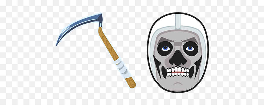 Fortnite Cursor With Skull Trooper - Skull Trooper Cursor Emoji,Skull Trooper Png