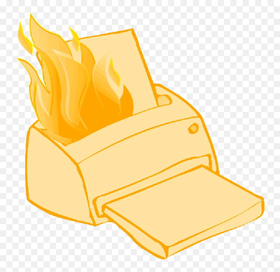Download Hd Printer Paper Fire Cartoon Hot Electronics - Language Emoji,Transparent Printer Paper