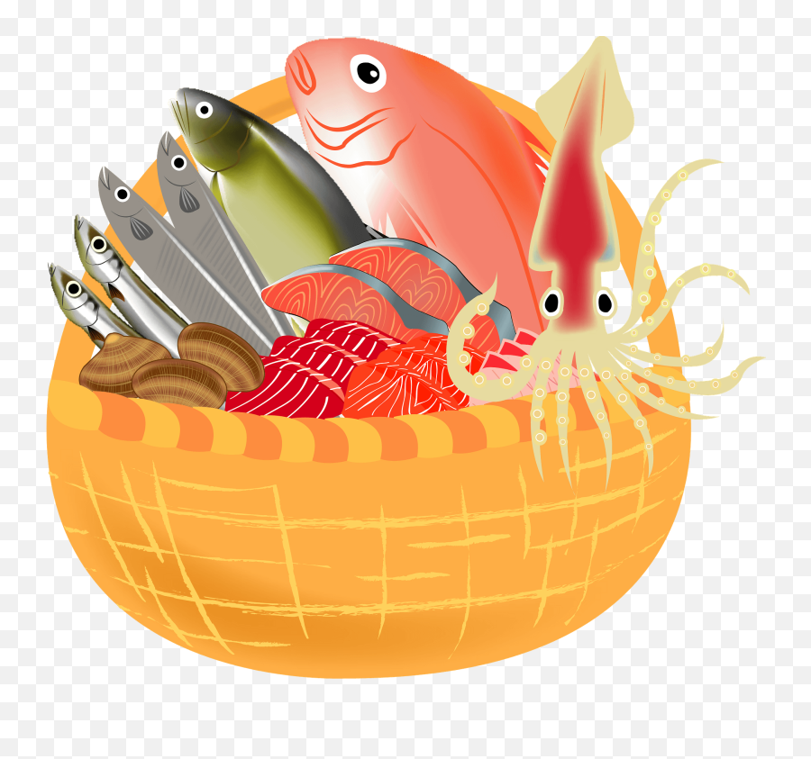 Seafood Clipart - Seafoods Clipart Emoji,Seafood Clipart