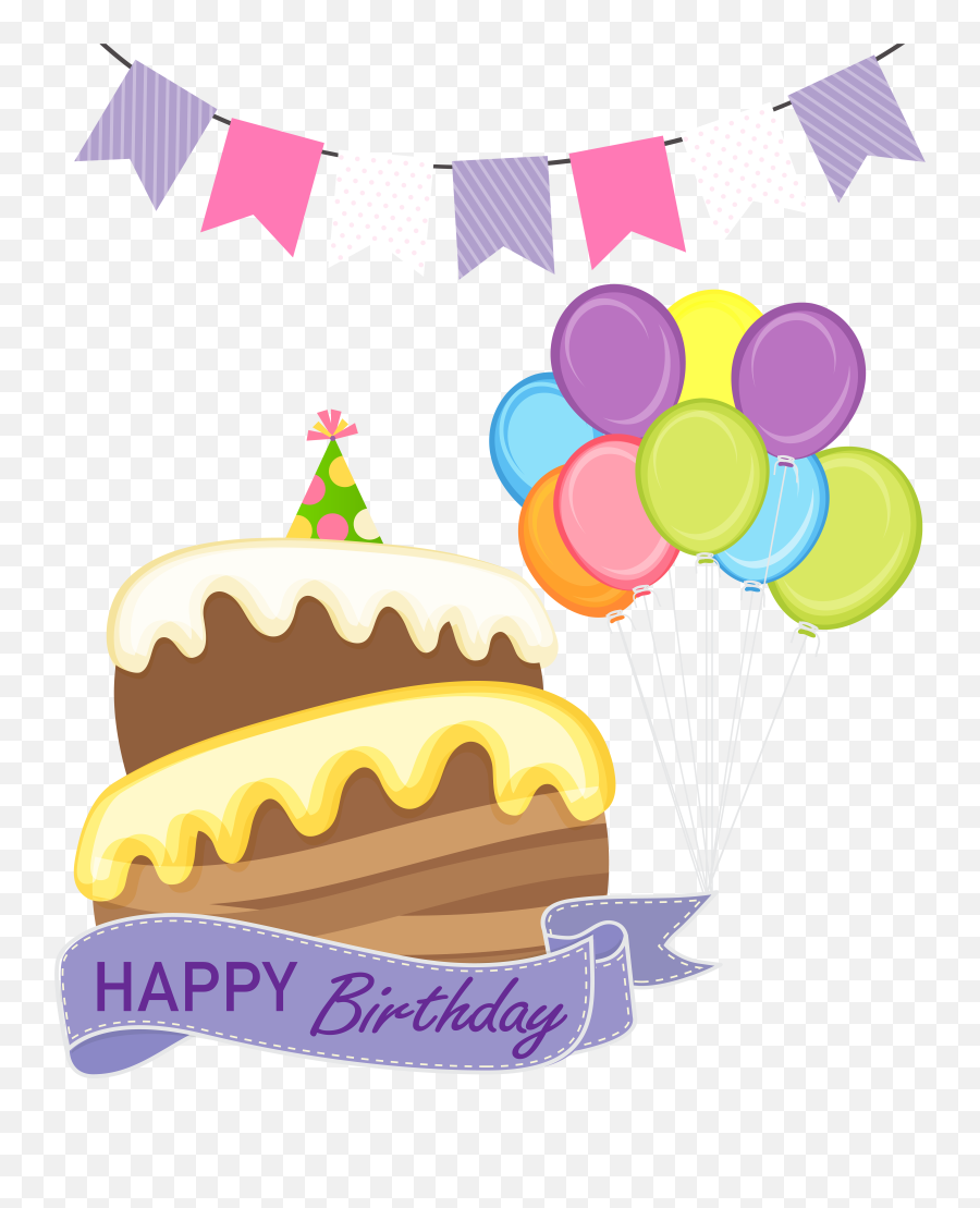 Happy Birthday Cake Png Clip Art Image - Birthday Emoji,Birthday Cake Png