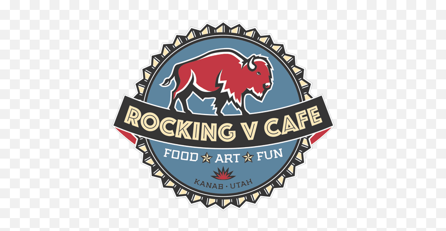 Kanab Utah - Rocking V Cafe Emoji,Bulls Logo Upside Down
