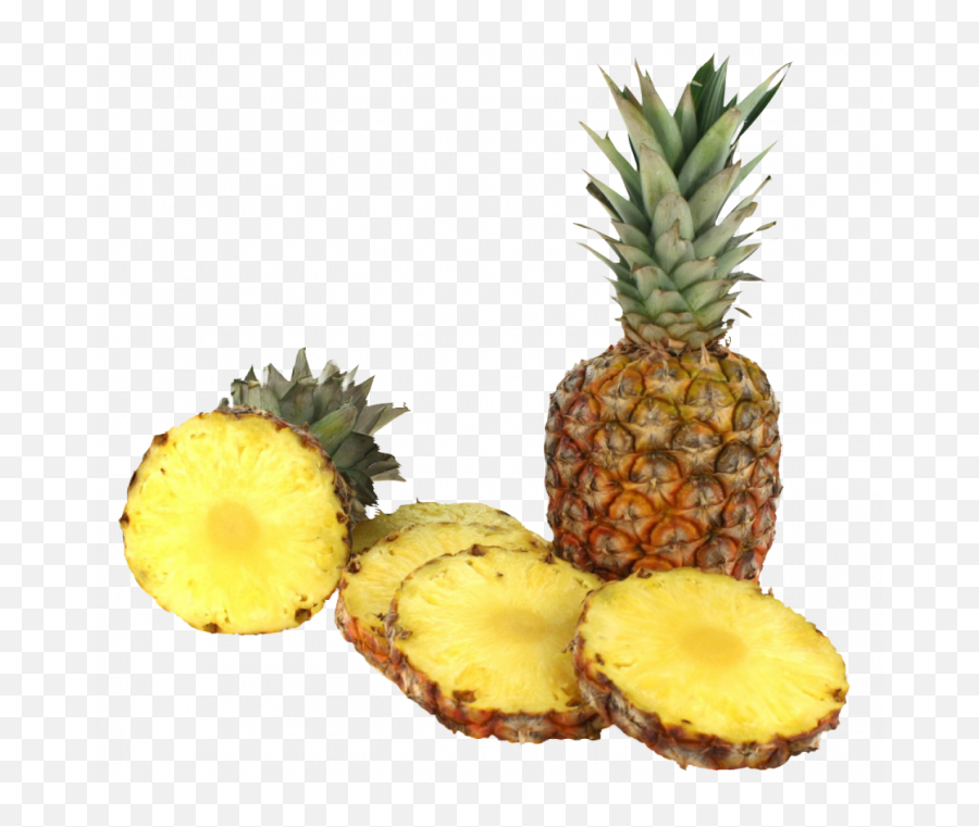 Pineapple With Slices Pnglib U2013 Free Png Library - Pineapple Pictures Png Transparent Emoji,Pineapple Transparent