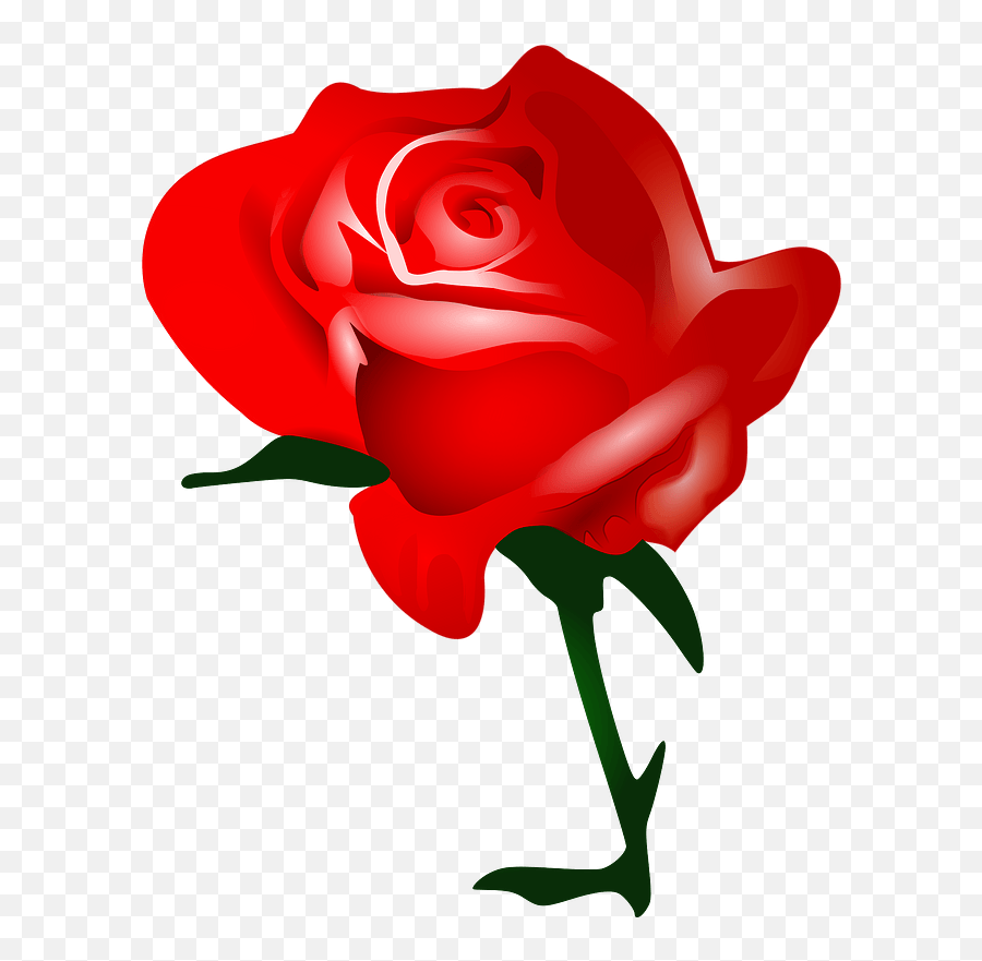 Red Rose Clipart - Red Rose Clipart Emoji,Rose Clipart
