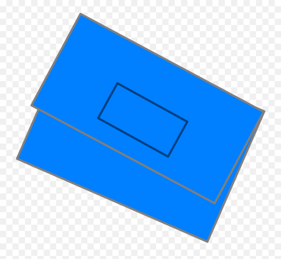 Electric Blueenvelopepaper Product Png Clipart - Royalty Emoji,Envelope Clipart