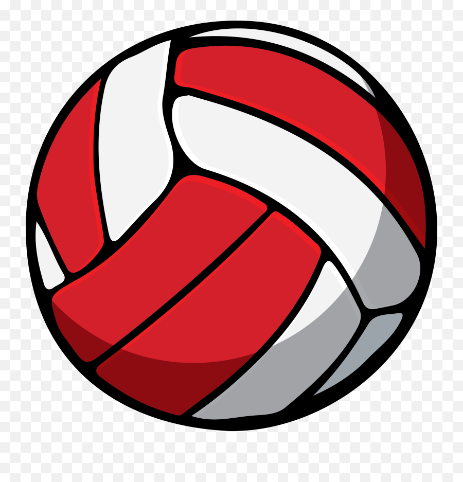 Volleyball - Red Volleyball Png Emoji,Volleyball Clipart