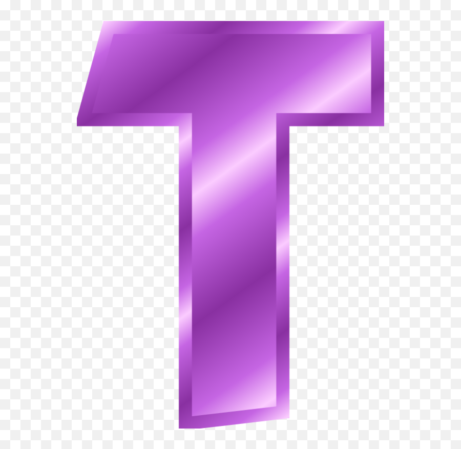 T Bubble Letter Color Png Image With No - Purple Letter T Clipart Emoji,Letter Clipart