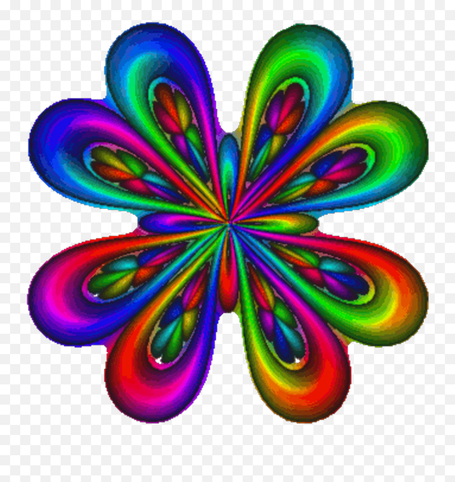 Flower Rainbow Hippie Groovy Metal - Insect Clipart Full Emoji,Hippie Flower Clipart