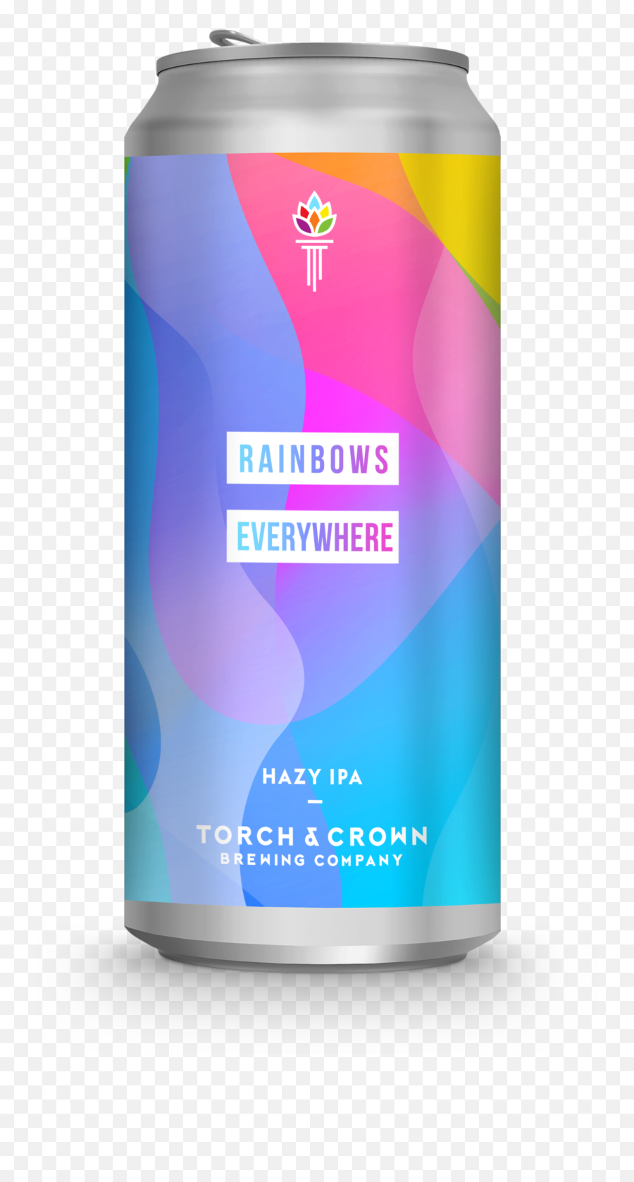 Rainbows Everywhere U2014 Torch U0026 Crown Brewing Company Emoji,Red Bull Can Transparent