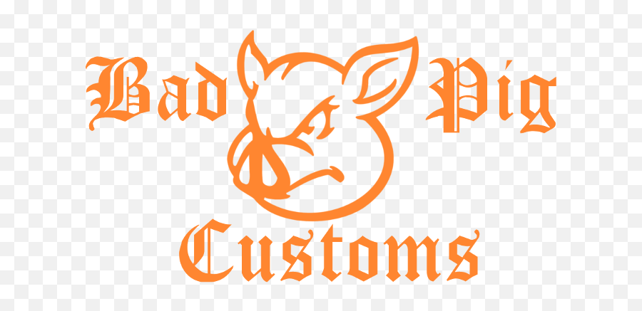 Bad Pig Customs - Bad Pig Customs Logo Emoji,Pig Logo