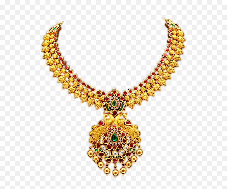 Necklace Clipart Golden Necklace - Transparent Background Necklace Jewellery Png Emoji,Necklace Png